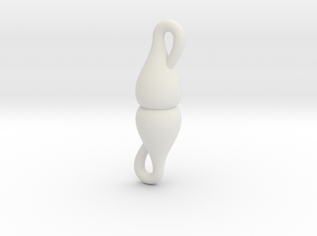 Kleinbottle4partdoubledRT of Chang in White Natural Versatile Plastic