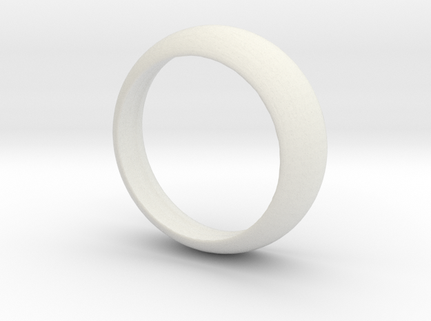 Sinodring double in out Bezier in White Natural Versatile Plastic