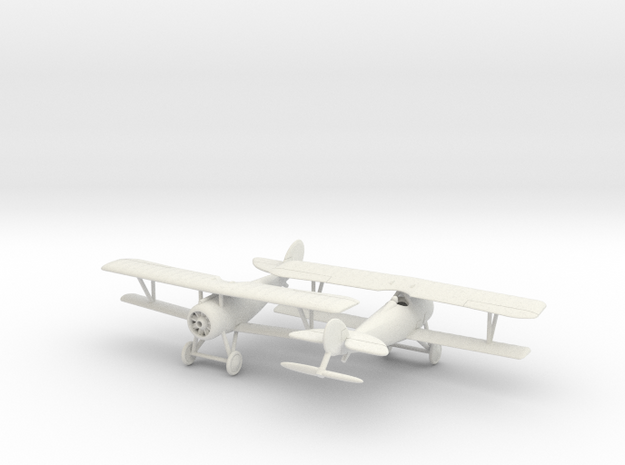 Nieuport 27 x2 1/144 in White Natural Versatile Plastic