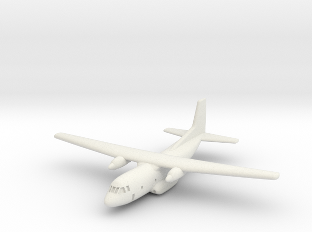 1:700 Transall C-160 military transport aircraft  in White Natural Versatile Plastic