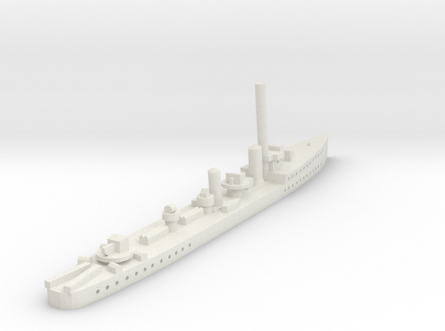 HMS Thanet (Admiralty S class) 1/1800 in White Natural Versatile Plastic