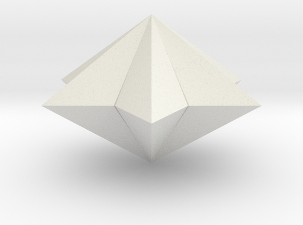 pyramid 6star closed in White Natural Versatile Plastic