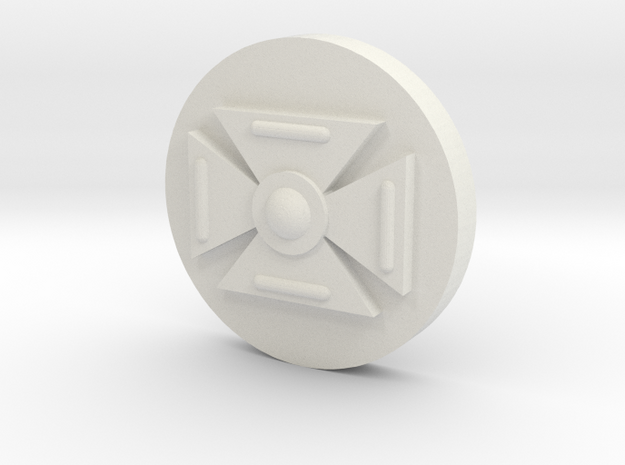Symbol (15MM 5/8th Inch) in White Natural Versatile Plastic