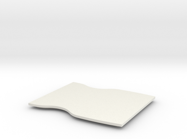 Mace Windu Belt Buckle Lid 1.0 in White Natural Versatile Plastic
