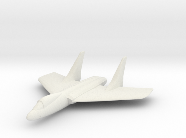 F7U Cutlass 1:285 x1 in White Natural Versatile Plastic