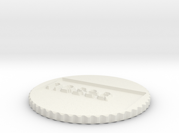 by kelecrea, engraved: hosea in White Natural Versatile Plastic