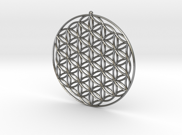 flower of life in Natural Silver