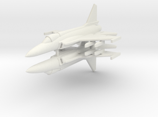 1/285 JF-17 Thunder (x2) in White Natural Versatile Plastic