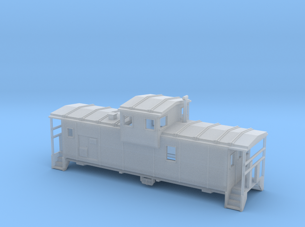 DMIR Widevision Caboose Early - Zscale in Smooth Fine Detail Plastic
