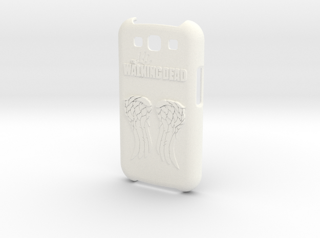 The Walking Dead Case for Galaxy S3 in White Processed Versatile Plastic