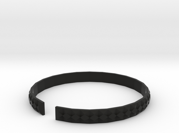 Gashi - Small plastic bracelet. in Black Natural Versatile Plastic