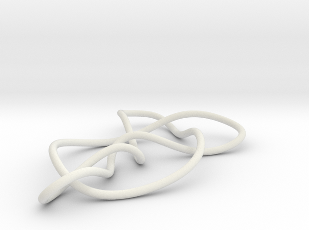knot 7-5 100mm in White Natural Versatile Plastic