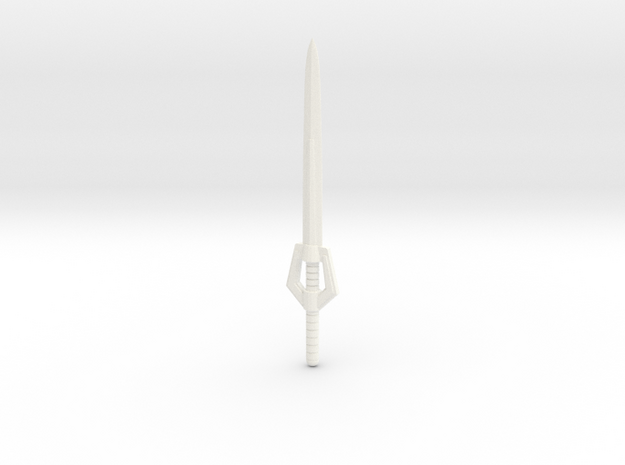 Galactic Sword 2.0 in White Processed Versatile Plastic