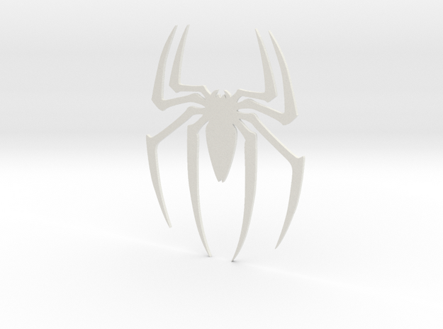 Original Spider logo in White Natural Versatile Plastic