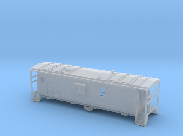 DMIR Minntac Caboose - Zscale in Smooth Fine Detail Plastic
