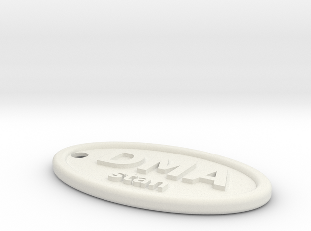 DMA stan fob in White Natural Versatile Plastic