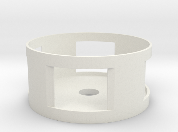 Mini Siren Stator- Single Pitch in White Natural Versatile Plastic