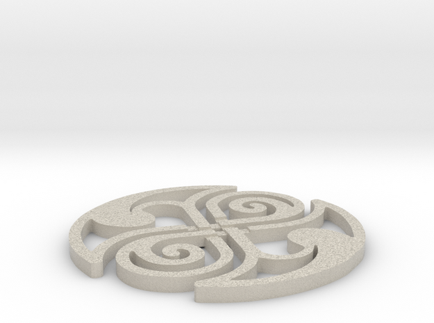 Celtic Knot Coaster in Natural Sandstone