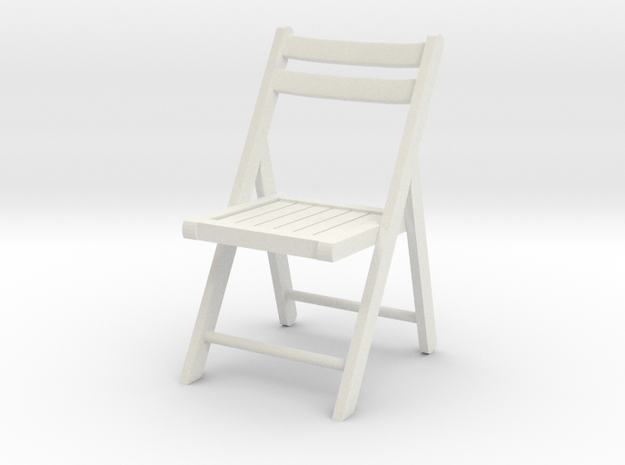 1:24 Wood Folding Chair (Not Full Size)