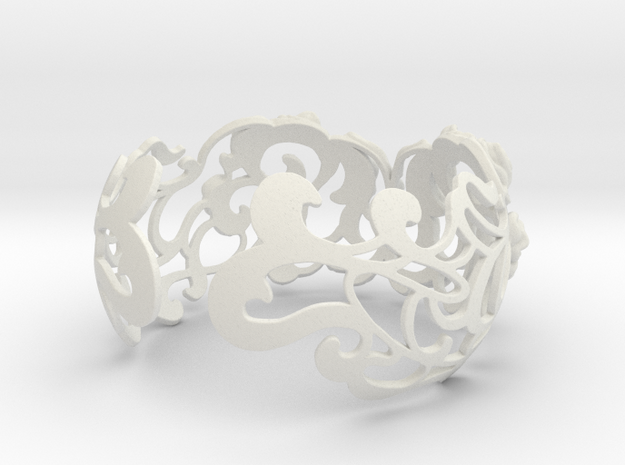 baroque bracelet in White Natural Versatile Plastic