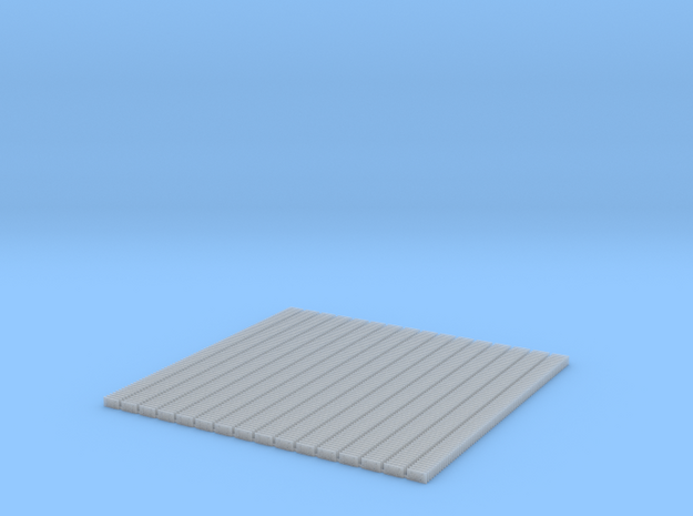 5 Hole Tie Plates - 1200 O scale in Smooth Fine Detail Plastic