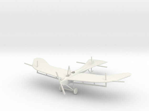 Rumpler Taube (with struts for rigging) 1:144th Sc in White Natural Versatile Plastic