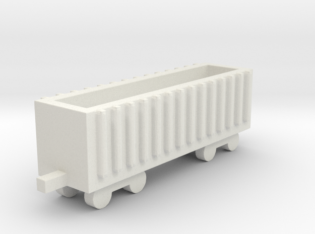 1/700 Coal And Mineral Wagon in White Natural Versatile Plastic