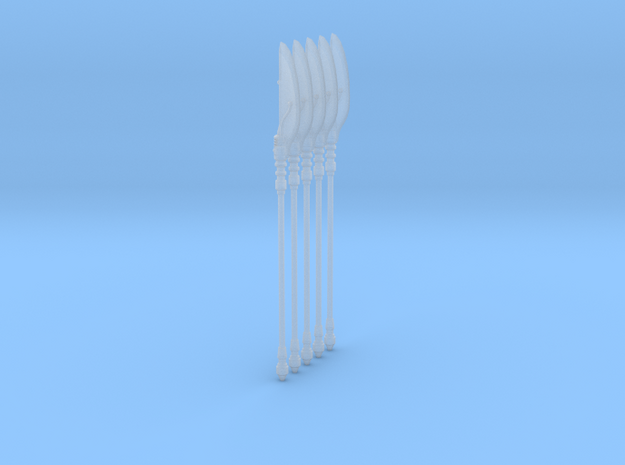 Techno-Scalpal 001a (x5) in Tan Fine Detail Plastic
