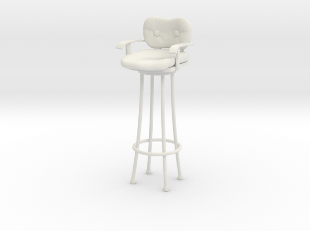 Pint Size Chat - Harry's Bar Stool in White Natural Versatile Plastic