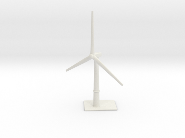 1/700 Wind Farm (x1 Turbine) in White Natural Versatile Plastic