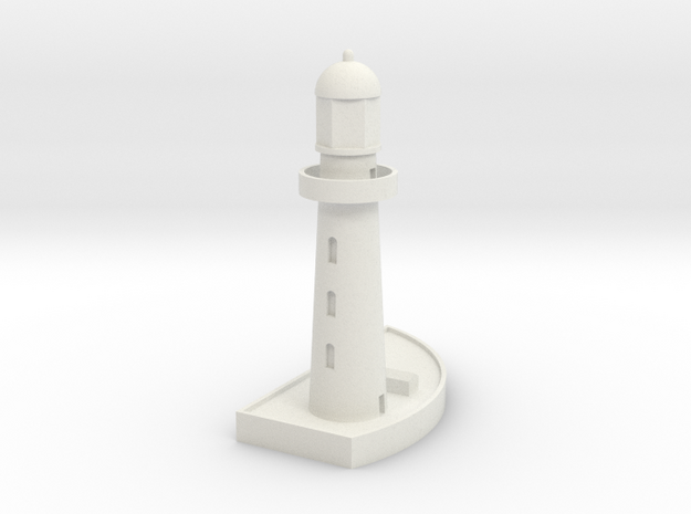 1/700 Lighthouse in White Natural Versatile Plastic