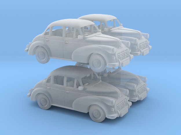4 Morris Minors 1:120 in Smooth Fine Detail Plastic