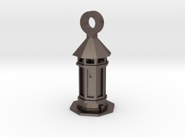 Tower in Polished Bronzed Silver Steel