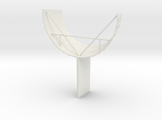 F1 3D Base 1:36 Fin in White Natural Versatile Plastic