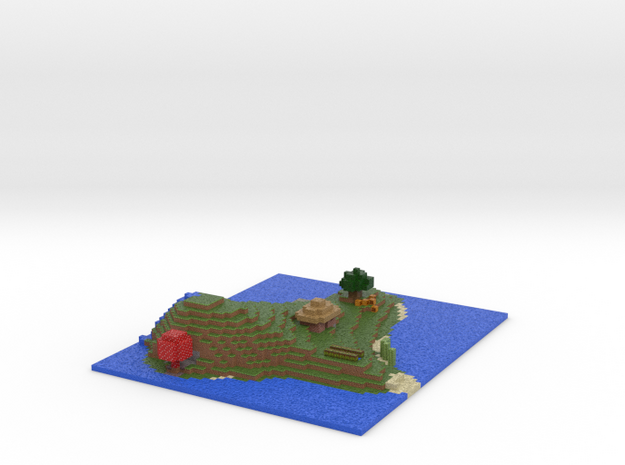 an island setup  in Full Color Sandstone