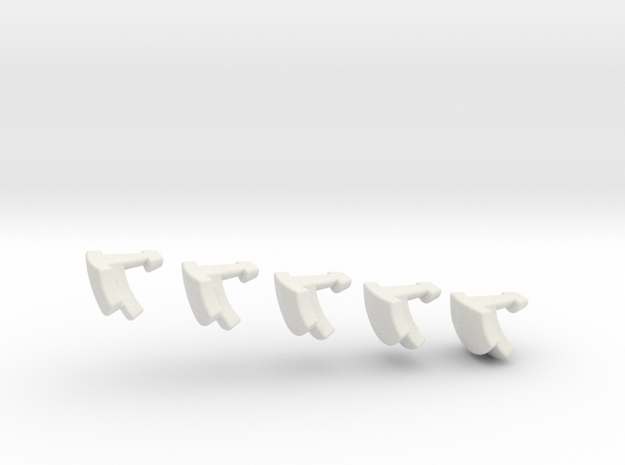 deeper cut nonagonal domino print 1 (2 of 2) in White Natural Versatile Plastic