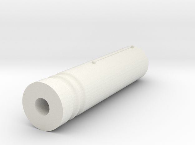 Screwdriver   Main Body 1 in White Natural Versatile Plastic
