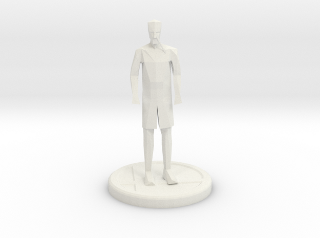 boris trophy in White Natural Versatile Plastic