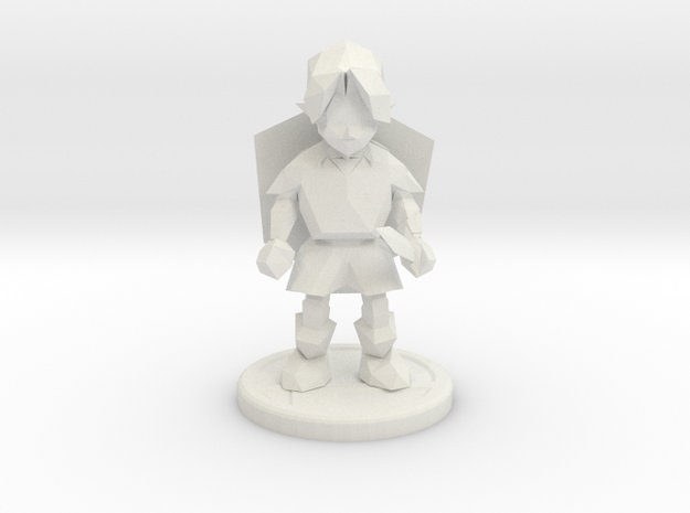 young adventurer trophy in White Natural Versatile Plastic