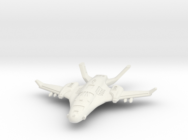 1/285 Royal Empire Raptor Fighter in White Natural Versatile Plastic