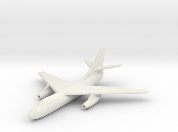 1/285 (6mm) Scale A3D Skywarrior   in White Natural Versatile Plastic