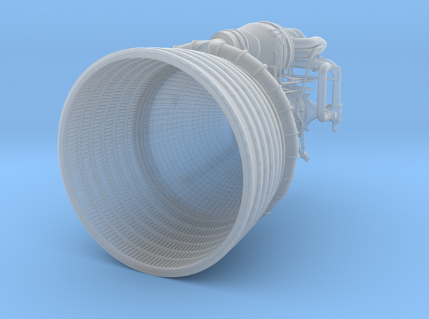 F1 3D Engine 1:48 in Tan Fine Detail Plastic