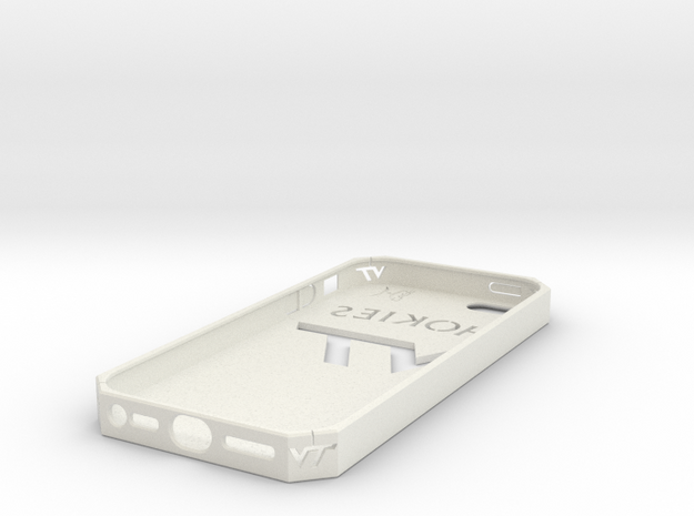 iPhone 5 Hokies Case in White Natural Versatile Plastic
