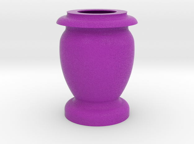 Flower Vase_9 in Full Color Sandstone