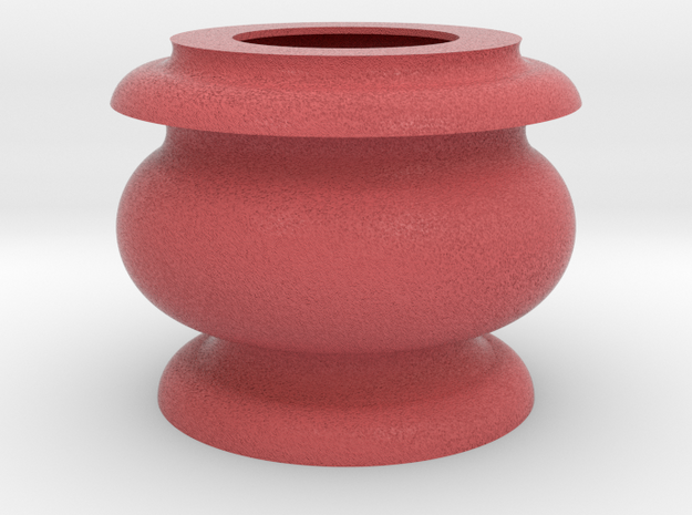 Flower Vase_10 in Full Color Sandstone