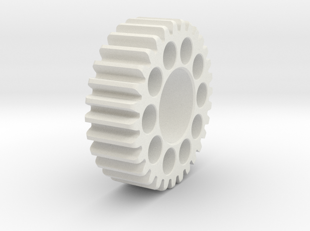 Emco V10 tumber gear in White Natural Versatile Plastic