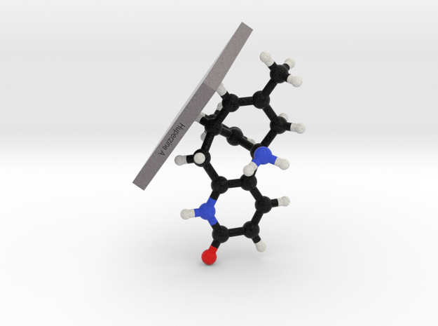 Huperzine A Molecule Model Mounted in Full Color Sandstone
