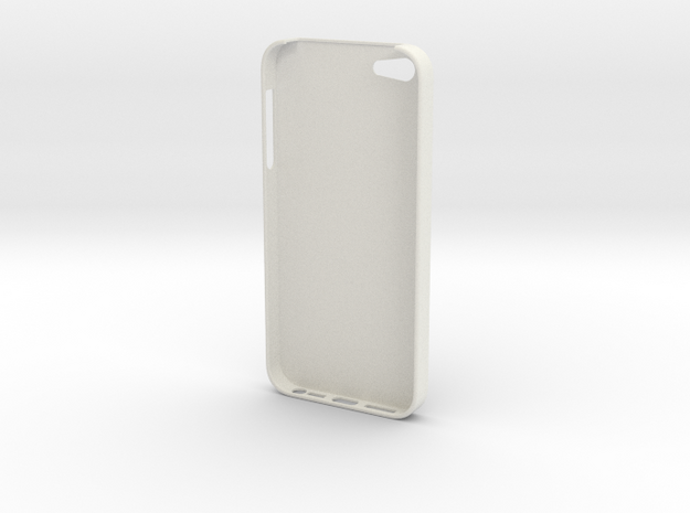iPhone 5 Skull Case in White Natural Versatile Plastic