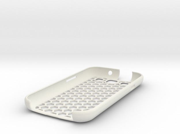 honey Comb Galaxy S3 case (repaired) in White Natural Versatile Plastic