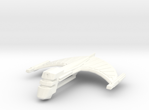 Romulan Shadow Wing in White Processed Versatile Plastic